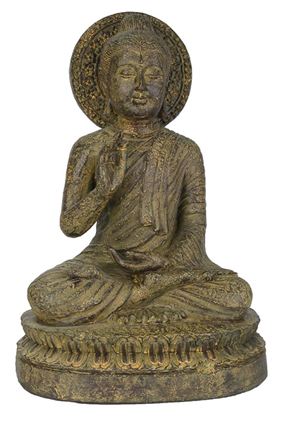 Resin Sitting Buddha Stone Finish